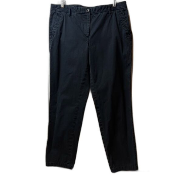 Talbots Relaxed Chino Pants Black Size 10 - Picture 1 of 5